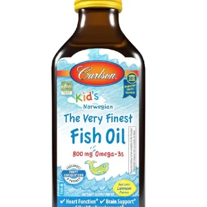 Carlson Labs Kid’s The Very Finest Fish Oil - 200ml Lămâie