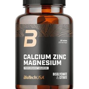 BioTech Calcium Zinc Magnesium din surse organice 90 tablete